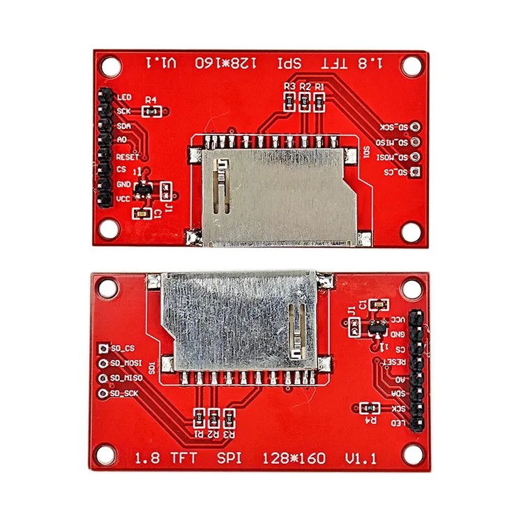 1.8 inch TFT LCD Display Module SPI 128×160 for Arduino, alternate view