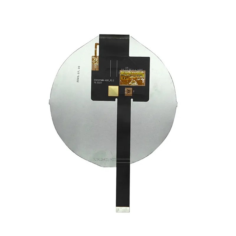 5 Inch Round LCD Display, alternate view