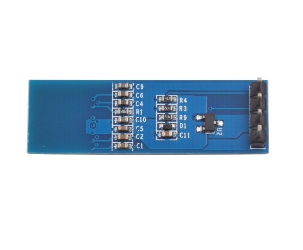 Monochrome 128x32 I2C OLED Graphic Display Supplier, alternate view
